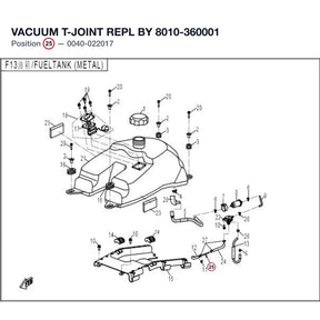 VACUUM T-JOINT REPL BY 8010-360001 product image