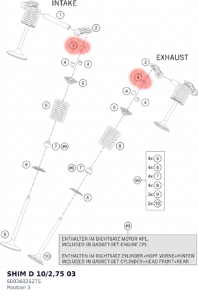 Diagram preview: SHIM D 10/2,75              03 (60036035275)