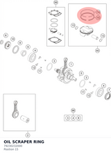 Diagram preview: OIL SCRAPER RING (79230232000)
