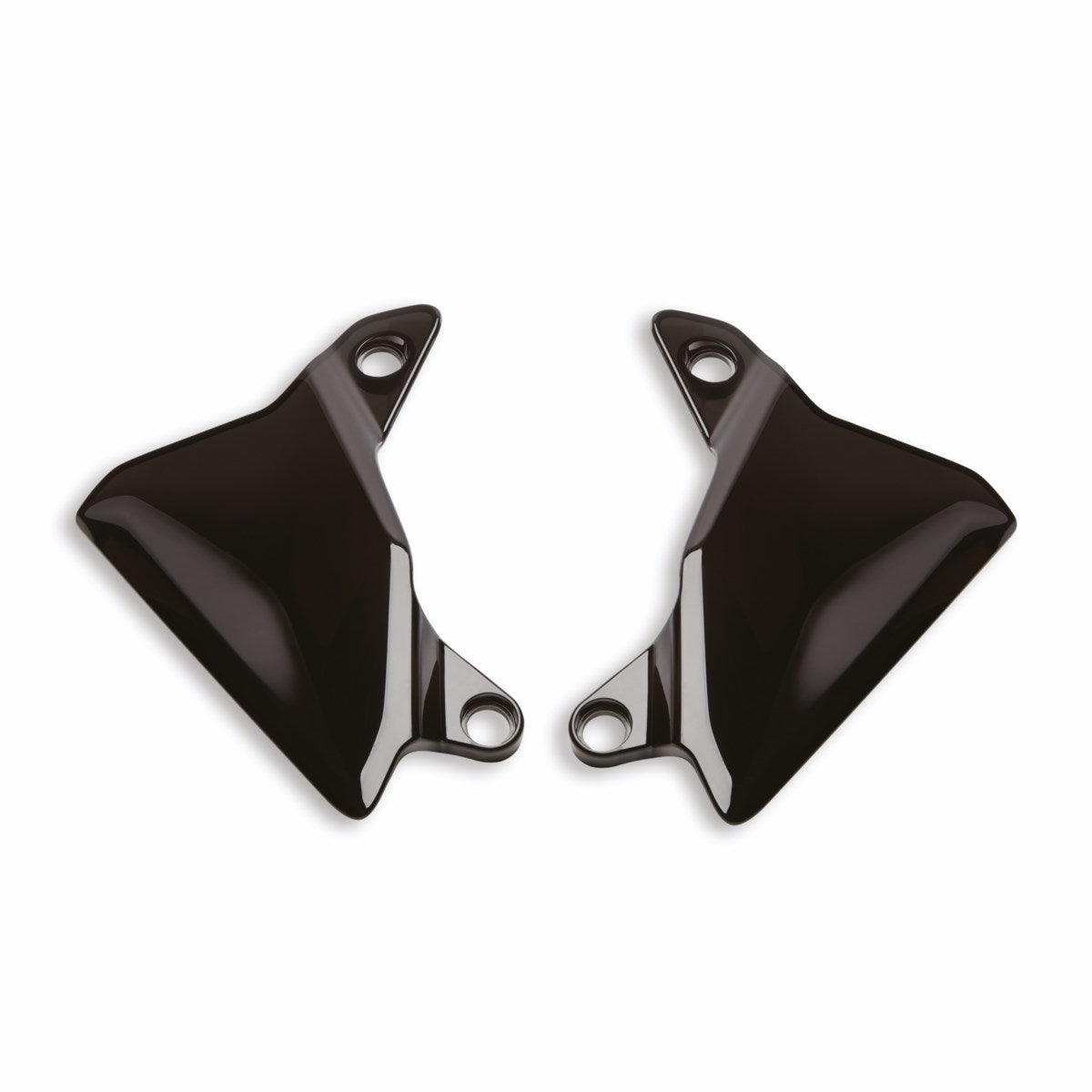 Smoke-tinted side deflectors (MULTISTRADA)