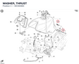 WASHER, THRUST 00C005893 diagram position