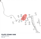 Diagram preview: PLATE STAND SIDE (A60103023050)