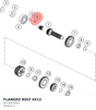 Diagram preview: FLANGED BOLT 6X12 (90130078001)