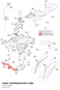 Diagram preview: TANK COMPENSATION TUBE (61407018000)