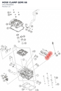Diagram preview: HOSE CLAMP GEMI 66 (C61236048000)