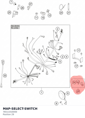 Diagram preview: MAP-SELECT-SWITCH (76511010000)