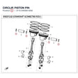 CIRCLIP, PISTON PIN product image