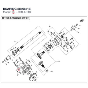 BEARING 28x68x18 product image