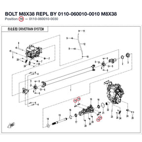 BOLT M8X38 REPL BY 0110-060010-0010 product image