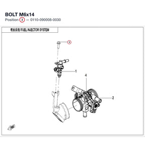 BOLT M6x14 product image
