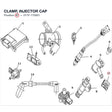 CLAMP, INJECTOR CAP product image