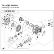 OIL SEAL 35x58x5 product image