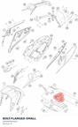 Diagram preview: BOLT-FLANGED-SMALL (J900000604502)