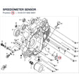 SPEEDOMETER SENSOR product image
