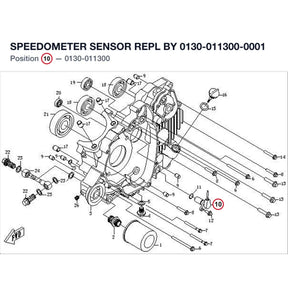 SPEEDOMETER SENSOR REPL BY 0130-011300-0001 product image