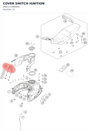 Diagram preview: COVER SWITCH IGNITION (A60111068000)