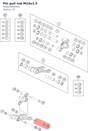 Diagram preview: Pin pull rod M14x1.5 (A48004084000)