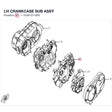 LH CRANKCASE SUB ASSY product image