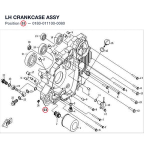 LH CRANKCASE ASSY product image