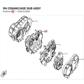 RH CRANKCASE SUB ASSY product image