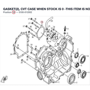 GASKET(2), CVT CASE product image