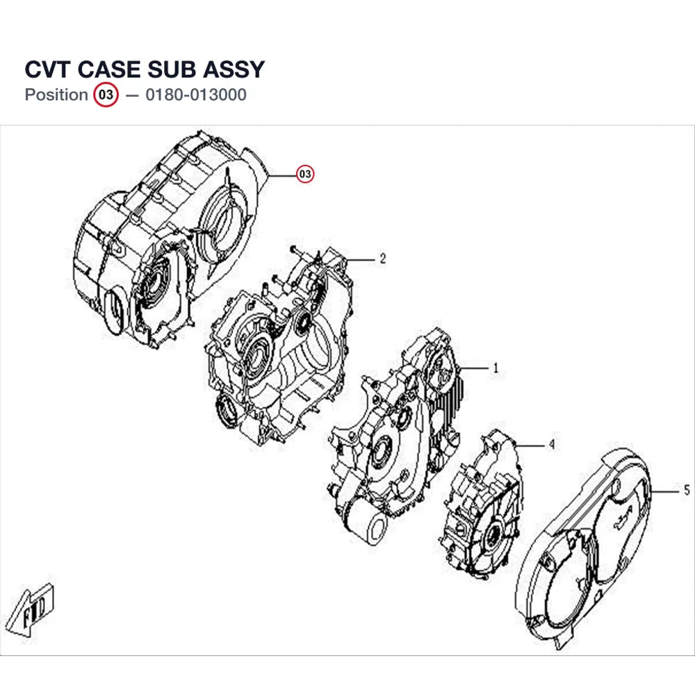 CVT CASE SUB ASSY product image