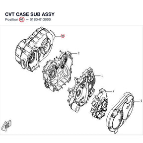 CVT CASE SUB ASSY product image