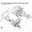 CVT COVER SUB ASSY. REPL BY 0180-013200-10000 product image