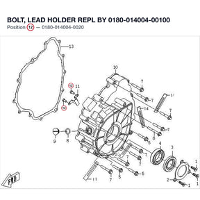BOLT, LEAD HOLDER REPL BY 0180-014004-00100 product image