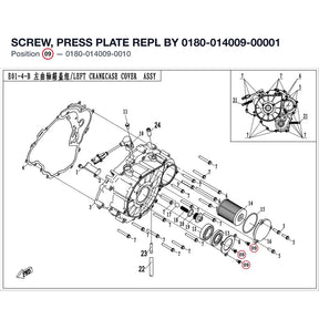 SCREW, PRESS PLATE REPL BY 0180-014009-00001 product image