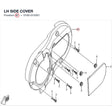 LH SIDE COVER product image