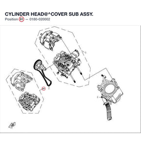 CYLINDER HEAD@^COVER SUB ASSY. product image