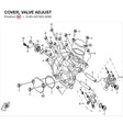 COVER, VALVE ADJUST product image