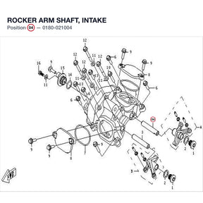 ROCKER ARM SHAFT, INTAKE product image