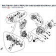BOLT M14X1.25X12 REPL BY 0180-021008-0010 product image
