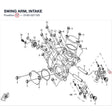 SWING ARM, INTAKE product image