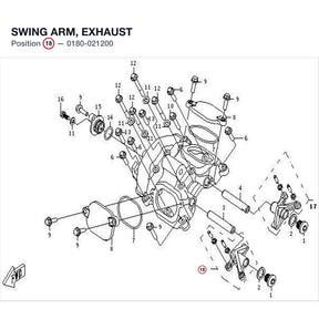 SWING ARM, EXHAUST product image