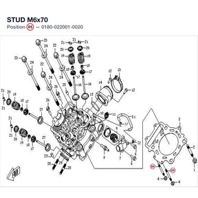 STUD M6x70 product image