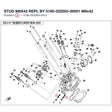 STUD M8X42 REPL BY 0180-022003-00001 product image