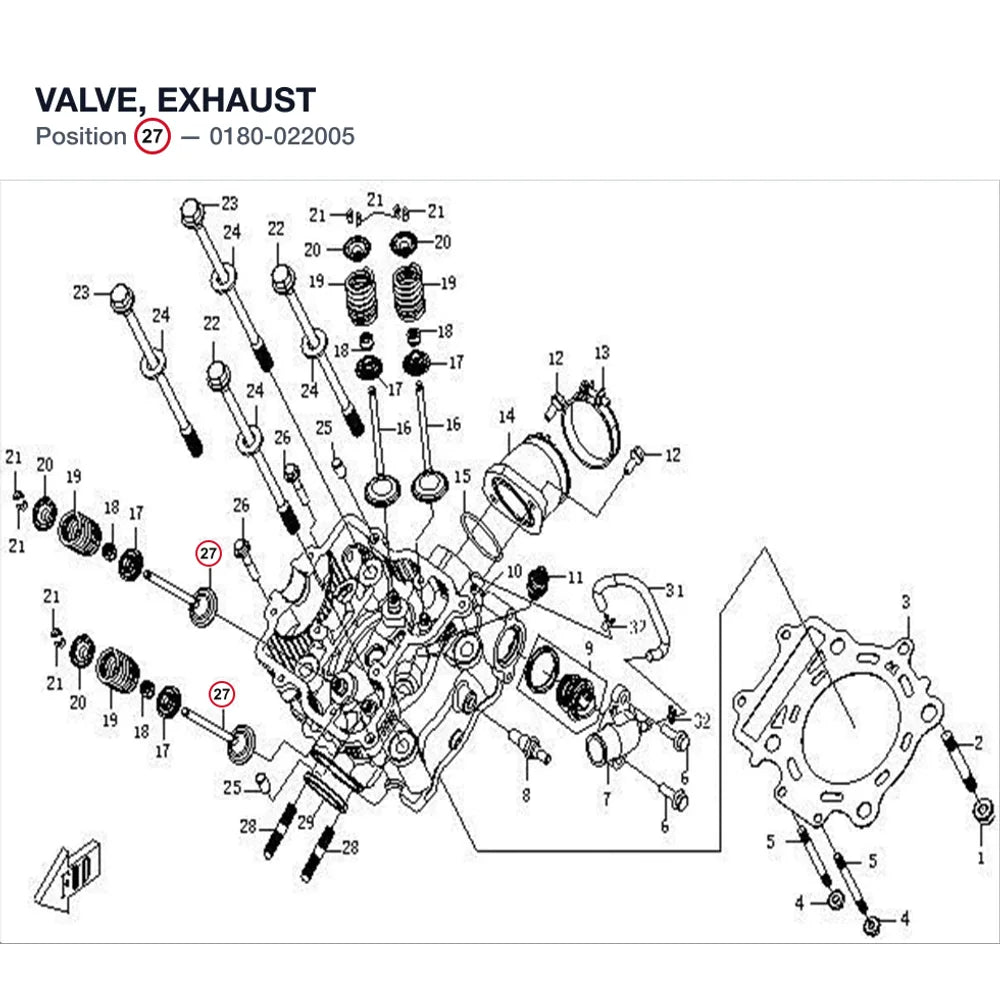 VALVE, EXHAUST product image