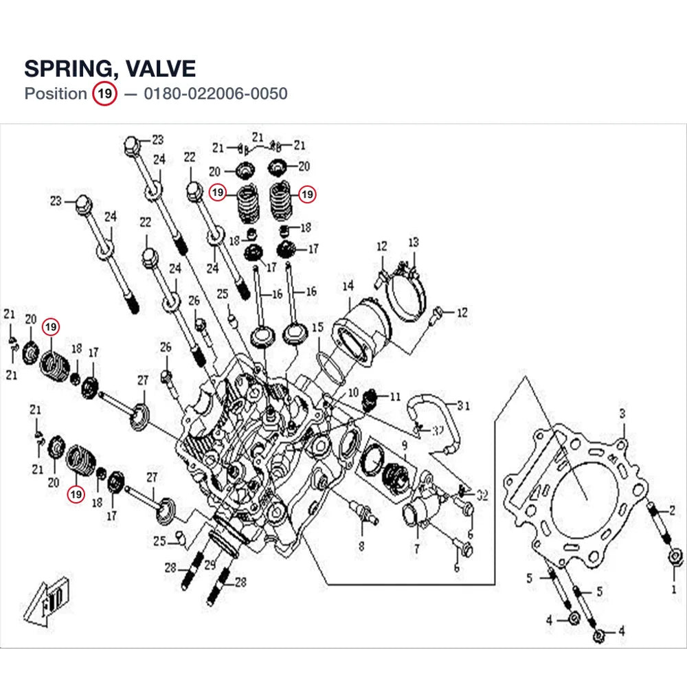 SPRING, VALVE product image