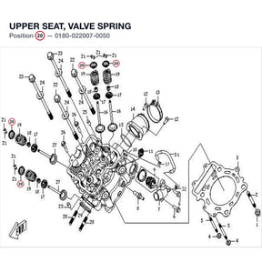 UPPER SEAT, VALVE SPRING product image