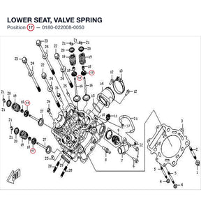 LOWER SEAT, VALVE SPRING product image