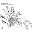 STUD M8x68 product image