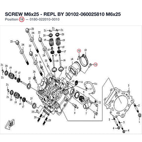 SCREW M6x25 product image