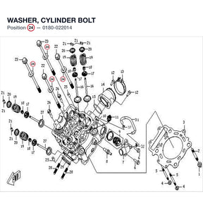 WASHER, CYLINDER BOLT product image