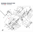 BUSHING, EXHAUST PIPE product image