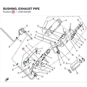 BUSHING, EXHAUST PIPE product image