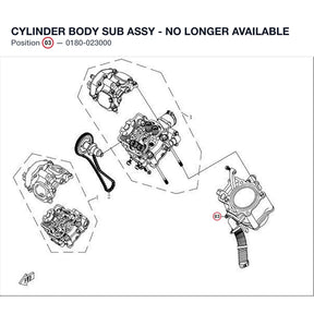 CYLINDER BODY SUB ASSY - NO LONGER AVAILABLE product image
