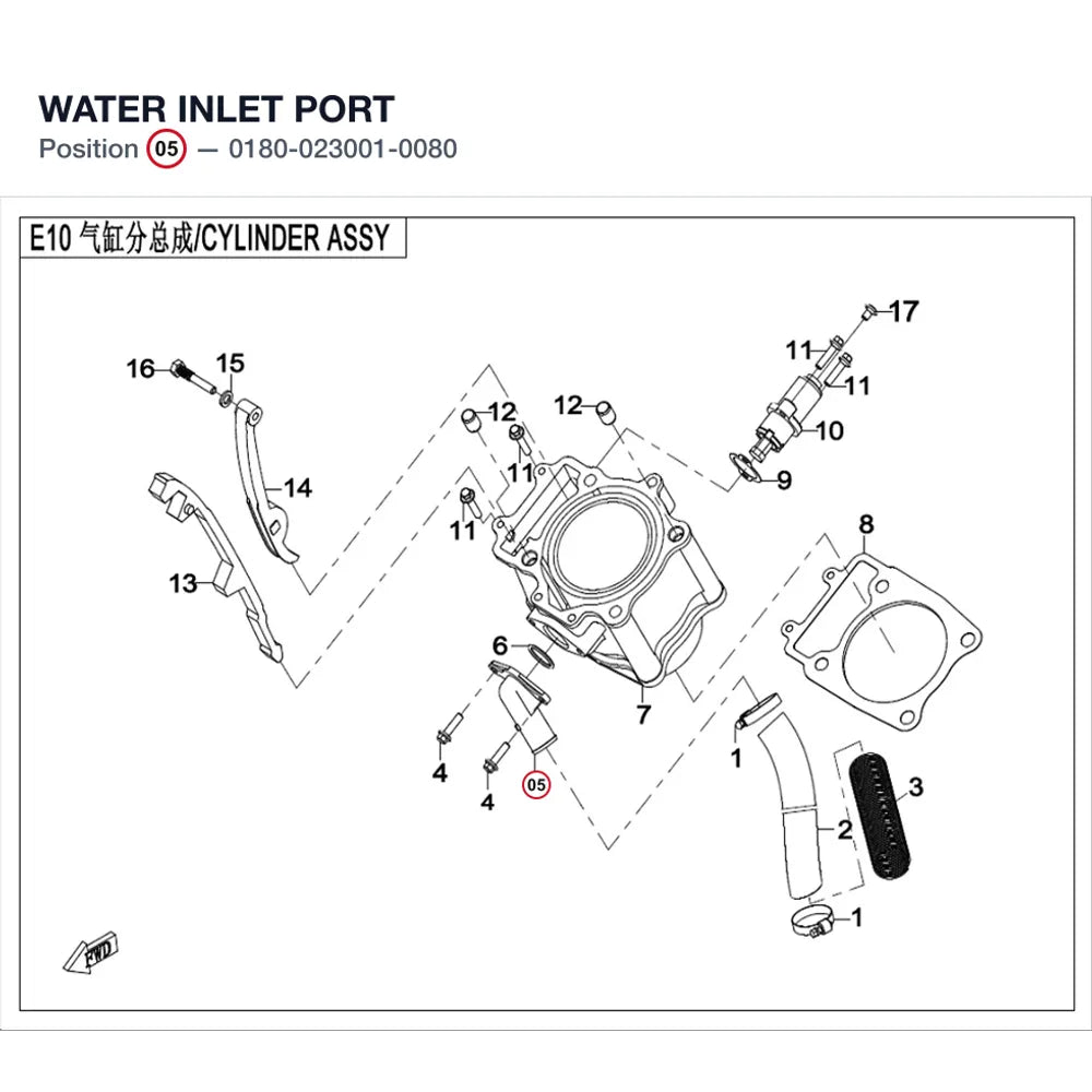 WATER INLET PORT product image